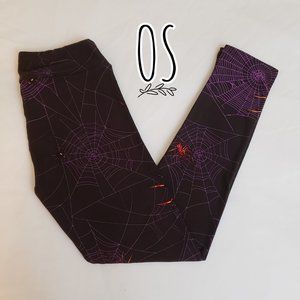 NWT LulaRoe Halloween/Spider Leggings Size OS